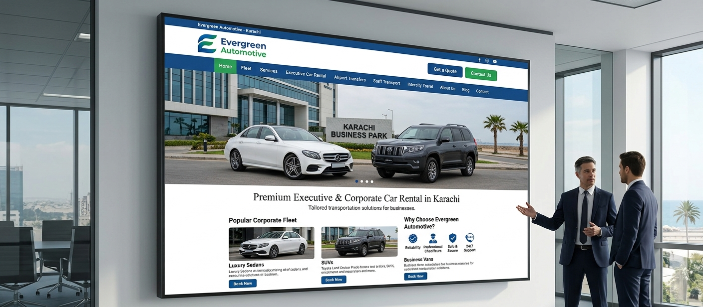Corporate Car Rental in Karachi