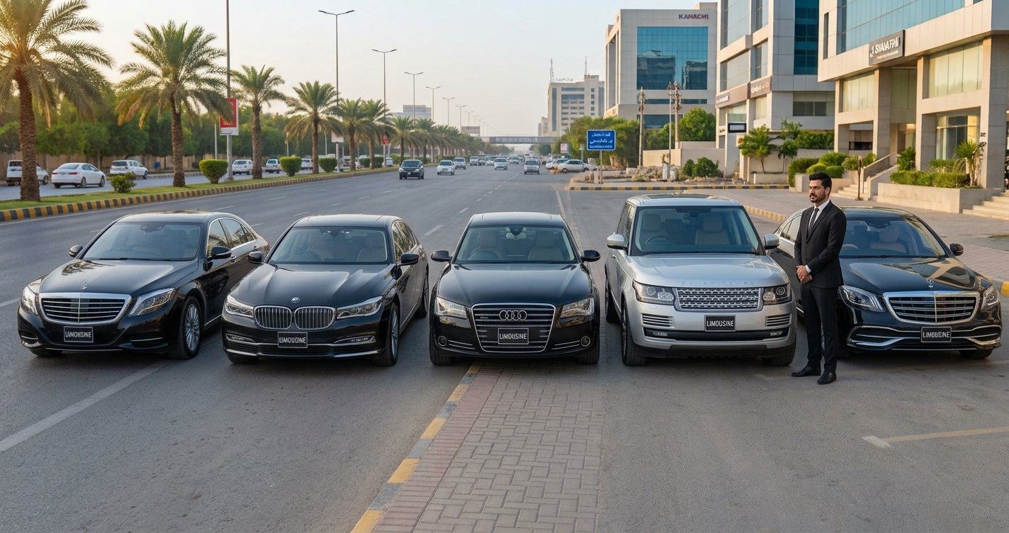 Car rental service near Shahrah Faisal Karachi