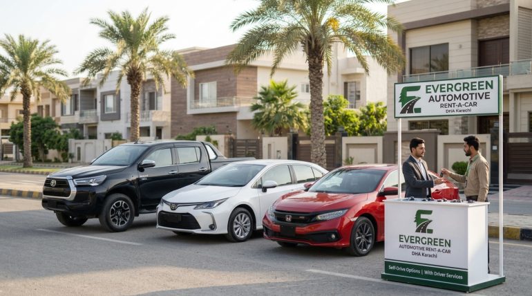 Rent a car in DHA Karachi with self-drive and driver options