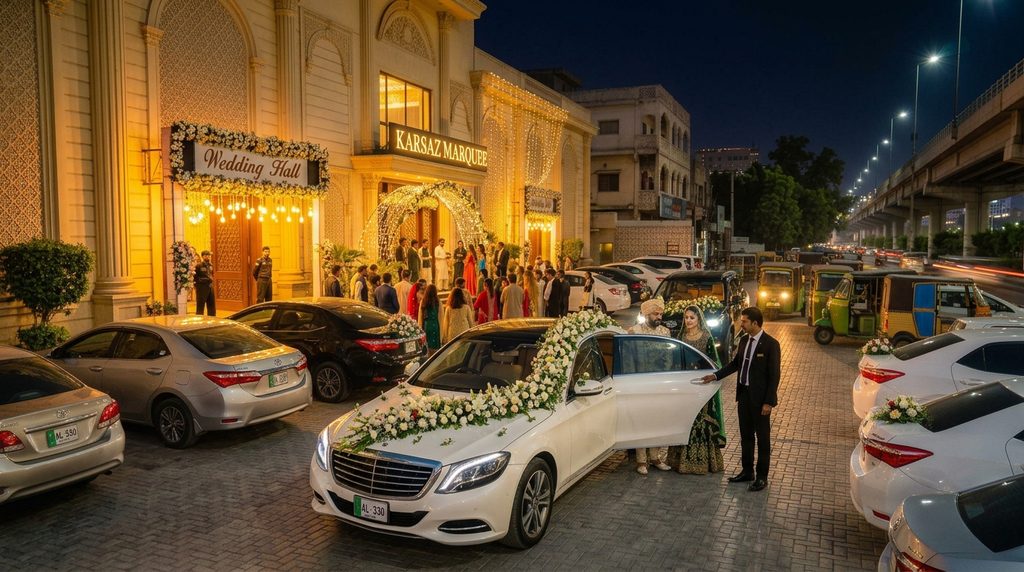 wedding car rental Karachi