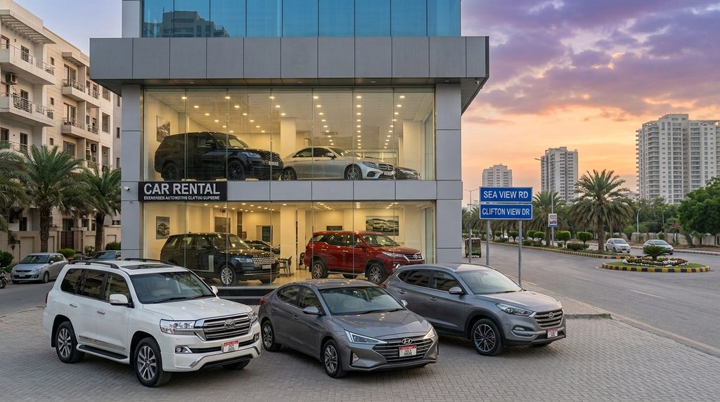 Rent a car in Clifton Karachi