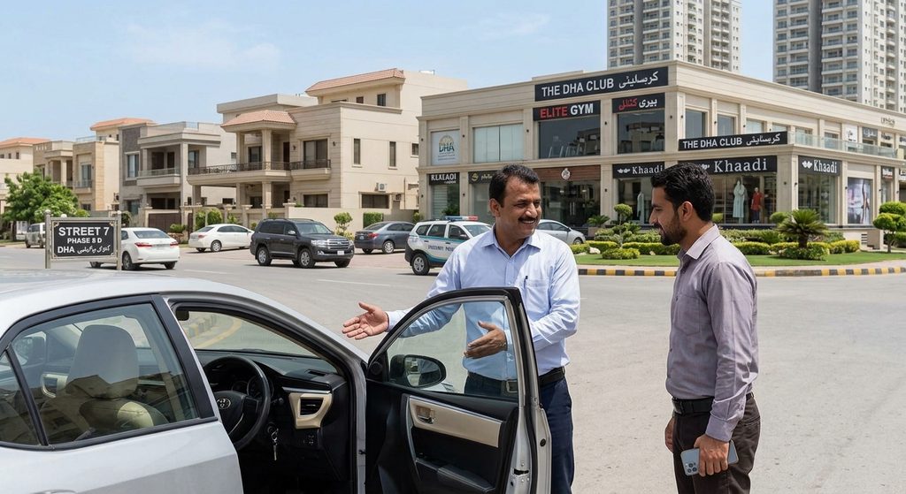 Rent a Car Near Badar Commercial DHA Karachi by Evergreen Automotive